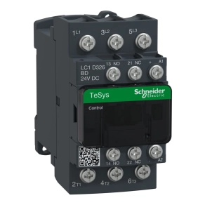   Schneider Electric TeSys D - LC1D326BD - Mágneskapcsoló, 32A, 24VDC, sarus