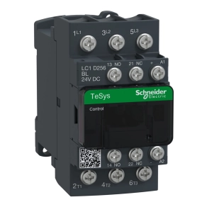   Schneider Electric TeSys D - LC1D256BL - Mágneskapcsoló, 25A, 24V,kisfogy., sarus