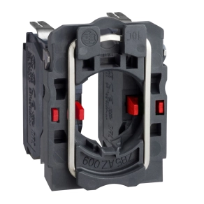   Schneider Electric Harmony XB5 - ZB5AZ1043 - műanyag rögzítőaljzat és érintkezőblokk, 2NC, faston csatlakozós