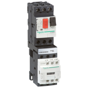   Schneider Electric TeSys - GV2DM107BD - Komplett motorindító, 1 - es típusú koordináció, 1,6…2,5A