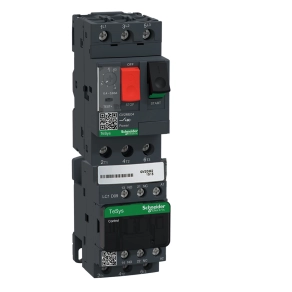 Schneider Electric TeSys - GV2DM114BD - Komplett motorindító, 1 - es típusú koordináció, 6…10A