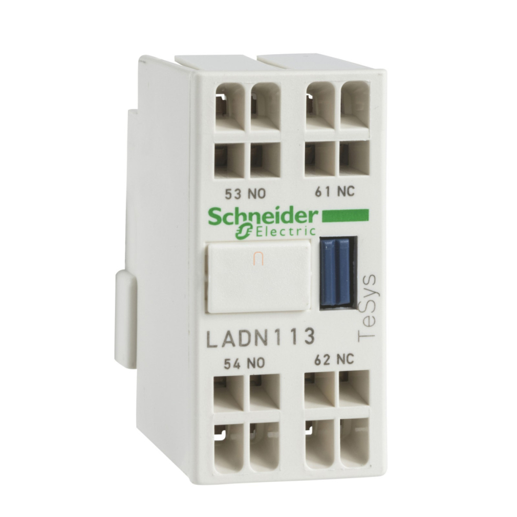 Segédérintkező blokk, homloklapi, 2Z, rugós csatlakozás LADN203 Schneider