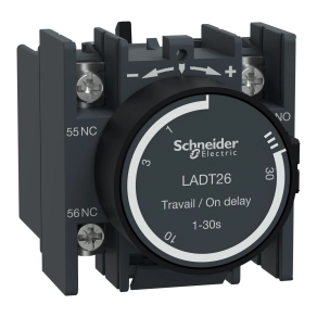 Schneider Electric TeSys D - LADT26 - Behúzáskésleltető segédérintkező blokk