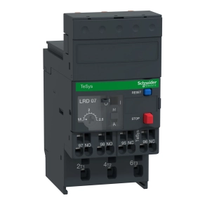 Schneider Electric TeSys LR.D - LRD073 - Hőkioldó 10 - es osztályú, 1,6..2,5A, D09…D38 - hoz, rugós csatlakozás