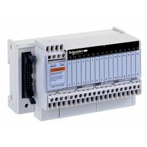   Schneider Electric Modicon ABE7 - ABE7S16S1B2 - elosztóblokk, fix SSR relés, 0,5A, 16ki digitális csatorna, 24 VDC