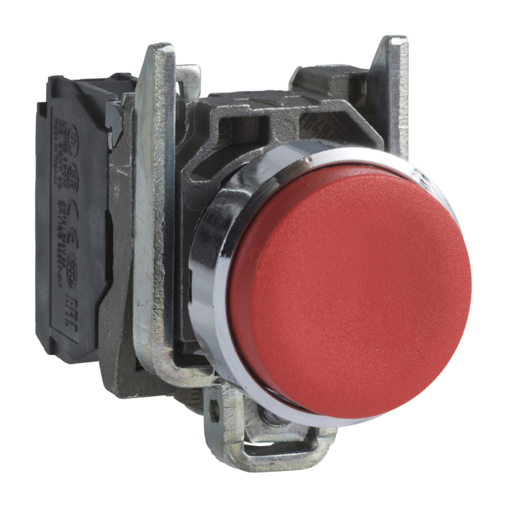 XB4-BL42 Komplett nyomógomb piros Schneider
