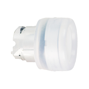   Schneider Electric Harmony XB4 - ZB4BP1 - fém nyomógomb fej, Ø22, visszatérő, kiemelkedő, gumisapkás, fehér