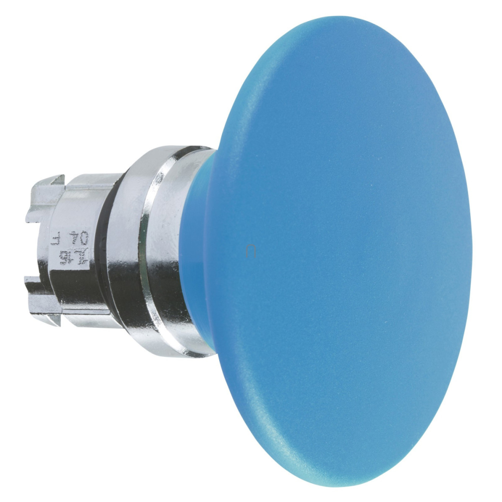 Gomba nyomógombfej, átmérő: 60mm, kék ZB4BR6 Schneider