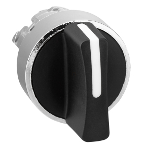   Schneider Electric Harmony XB4 - ZB4BD7 - fém választókapcsoló fej, Ø22, 3 állású balról középre visszatérő, fekete