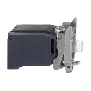 Schneider Electric Harmony XB4 - ZB4BV5 - fém jelzőlámpa BA9s izzós blokk rögzítő aljzattal, 400VAC