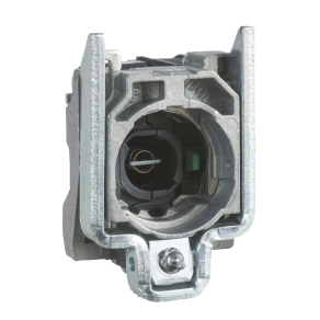 Schneider Electric Harmony XB4 - ZB4BW065 - fém jelzőlámpa és érintkező blokk rögzítő aljzattal, BA9s foglalatos, 1NO+1NC, 250V
