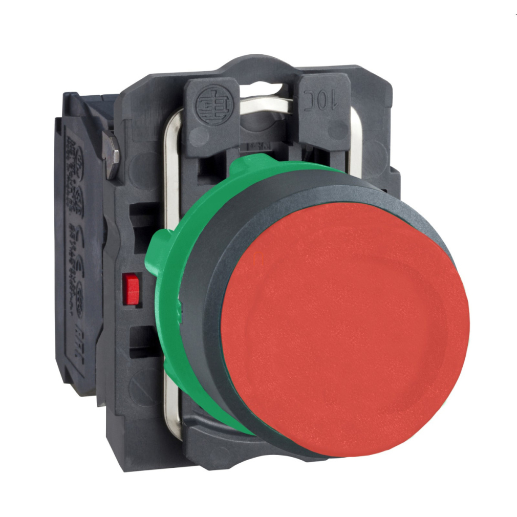 XB5-AL42 Komplett nyomógomb piros Schneider
