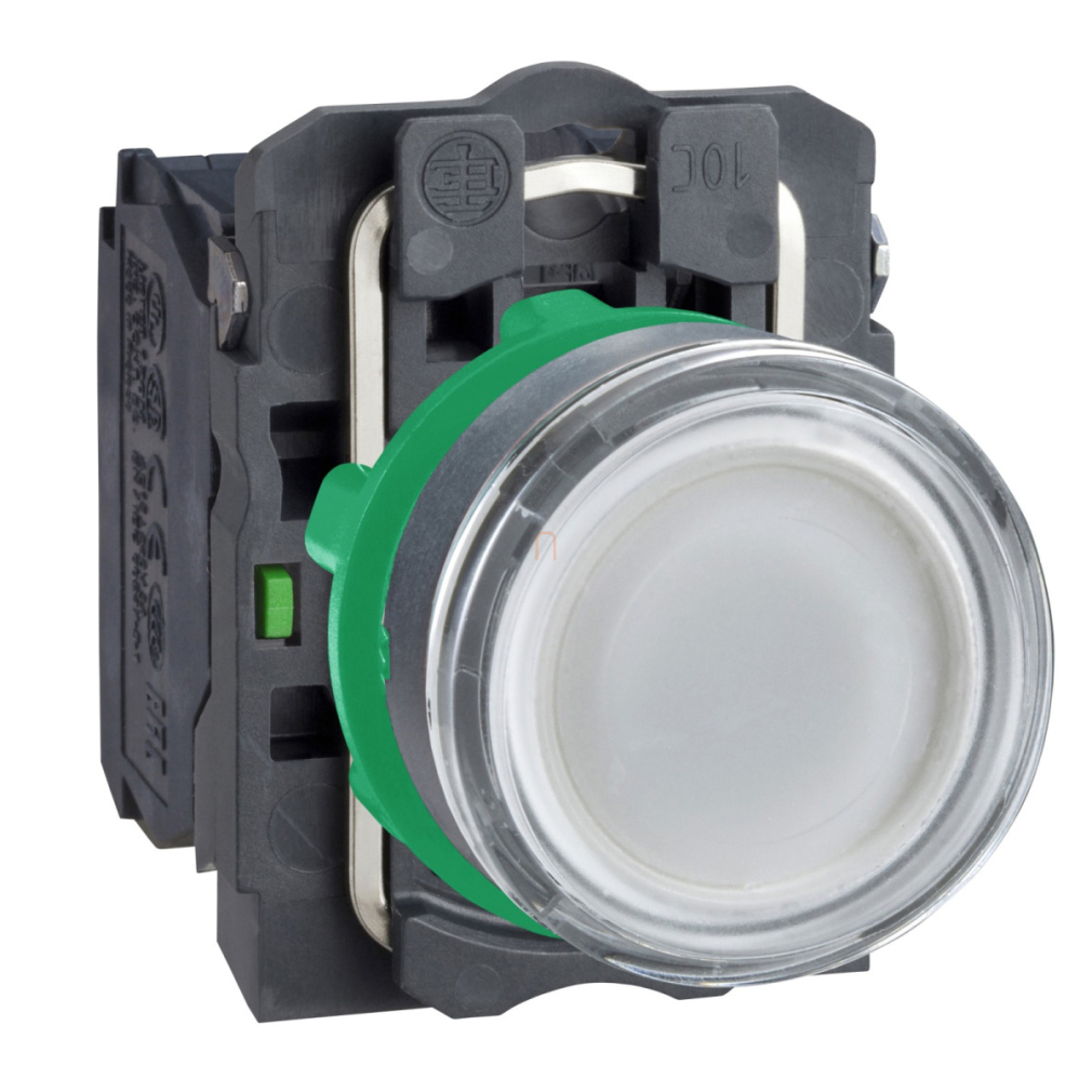 LED-es világító nyomógomb, fehér XB5AW31G5 Schneider