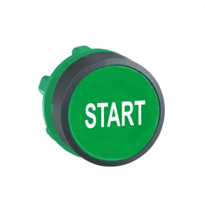 Schneider Electric Harmony XB5 - ZB5AA333 - műanyag nyomógomb fej, Ø22, visszatérő, zöld, "START"