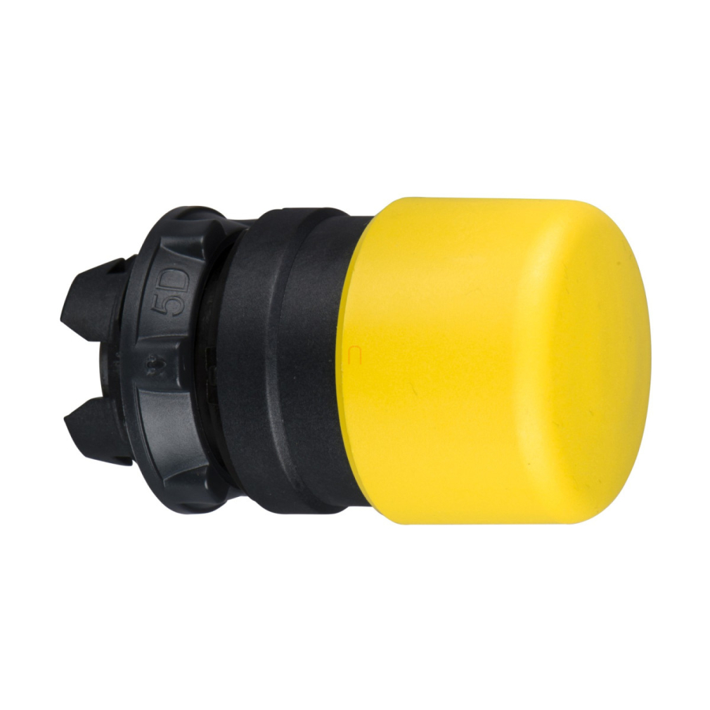 ZB5-AC54 Gomba nyomogombfej, átm:30mm sárga Schneider
