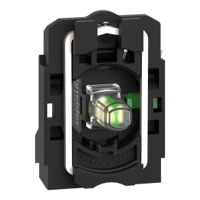   Schneider Electric Harmony XB5 - ZB5AW0B11 - műanyag jelzőlámpa és érintkező blokk rögzítő aljzattal, LED - es, 1NO, 24VAC/DC, fehér