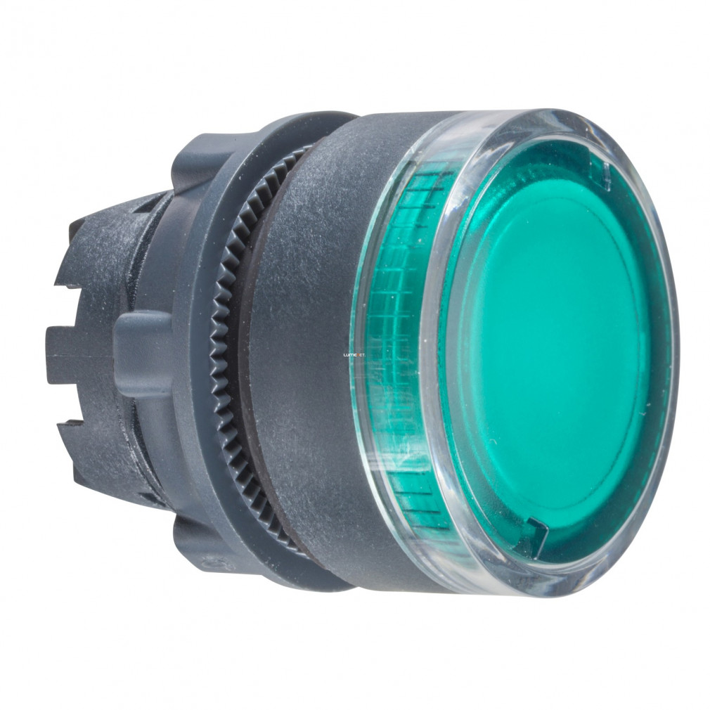 Schneider világító nyomógombfej zöld (ZB5-AW333)
