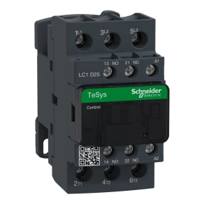   Schneider Electric TeSys D - LC1D25FC7 - Mágneskapcsoló, 25A, 127VAC, 50/60Hz
