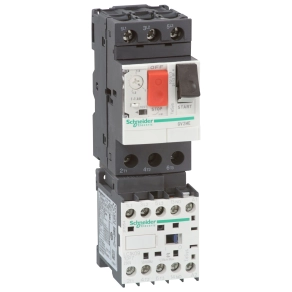 Schneider Electric TeSys - GV2ME08K1BW3 - Komplett motorindító, 4A, 24VDC