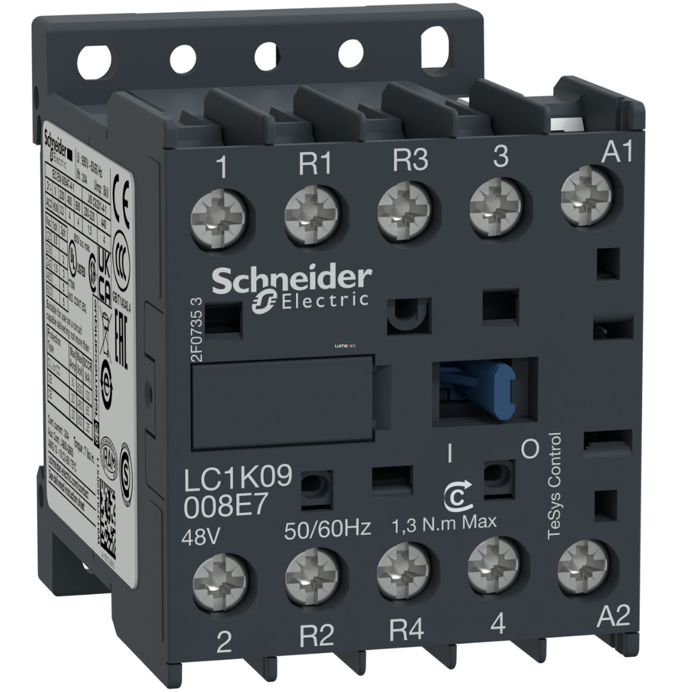 Schneider mágneskapcsoló 4P 2NO 2NC 120 V AC