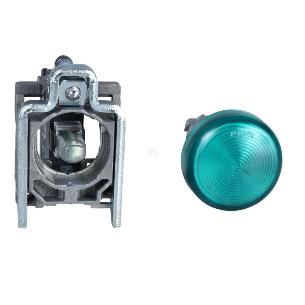 ATEX D LED jelzőlámpa, fém, zöld, 24VAC/DC XB4BVB3EX Schneider