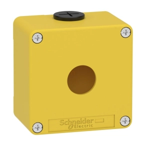   Schneider Electric Harmony XAP - XAPK1201 - üres tokozat, sárga, 1 lyuk, M20
