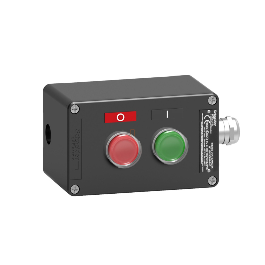 Nyomógomb állomás robbanásbiztonságios XAWF210EX Schneider