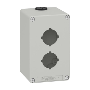 Schneider Electric Harmony XAP - XAPD2602 - üres tokozat, szürke, 2 lyuk, M20