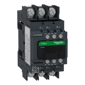   Schneider Electric TeSys D - LC1D40A6P7 - 3pólusú mágneskapcsoló sarus (AC3, 400V 40A) , tek. 230V AC 50/60Hz