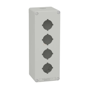   Schneider Electric Harmony XAP - XAPD4604 - üres tokozat, szürke, 4 lyuk, M25