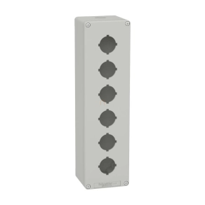   Schneider Electric Harmony XAP - XAPD5606 - üres tokozat, szürke, 6 lyuk, M32