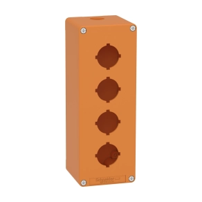 Schneider Electric Harmony XAP - XAPO4604 - üres tokozat, narancs, 4 lyuk, M25