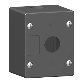Schneider Electric Harmony XALG - XALG01 - tokozat, 1 kivágás, durva környezetbe, fekete