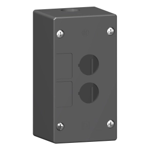 Schneider Electric Harmony XALG - XALG02 - tokozat, 2 kivágás, durva környezetbe, fekete