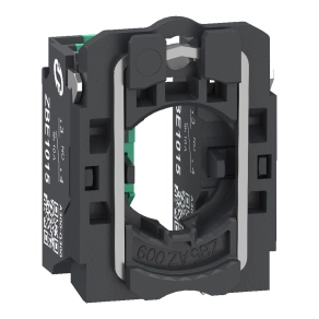 Schneider Electric Harmony XB5 - ZB5AZ1035 - műanyag rögzítőaljzat és érintkezőblokk, 2NO, rugós csatlakozós