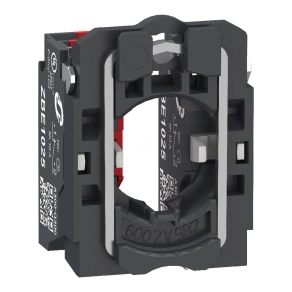   Schneider Electric Harmony XB5 - ZB5AZ1045 - műanyag rögzítőaljzat és érintkezőblokk, 2NC, rugós csatlakozós