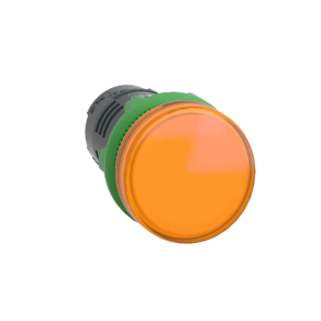   Schneider Electric Harmony XB5 - XB5EVB5 - műanyag monolitikus LED jelzőlámpa, Ø22, 24VAC/DC, narancssárga