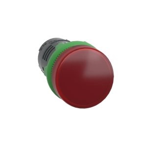 Schneider Electric Harmony XB5 - XB5EVM4 - műanyag monolitikus LED jelzőlámpa, Ø22, 230VAC, piros