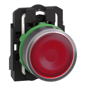   Schneider Electric Harmony XB5 - XB5AW34B1 - piros sülly. világító nyomógomb Ø22 visszatérő 1NO 24V