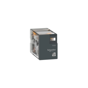 Schneider Electric Harmony Electromechanical Relays - RXM2LB1BD - Miniatűr dugaszolható relé - Easy RXM, 5 A, 2 CO, LED nélküli, 24 V DC