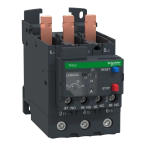 Schneider Electric TeSys LR.D - LR3D332 - 23 - 32A 10A indítási osztály kiegyenlítetlen terheléshez hőkioldó Everlink terminal