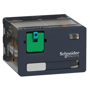 Schneider Electric Harmony Electromechanical Relays - RPM42BD - RPM teljesítményrelé, 4CO, 15A, 24VDC, tesztgomb, LED