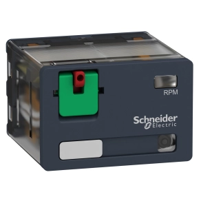 Schneider Electric Harmony Electromechanical Relays - RPM42F7 - Dugaszolható teljesítményrelé, 15 A, 4 CO, LED - es, 120 V AC