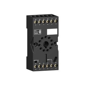 Schneider Electric Harmony Electromechanical Relays - RUZSC2M - foglalat, hengeres, univerzális RUM 2CO relékhez, elválasztott elrendezésű, csavaros