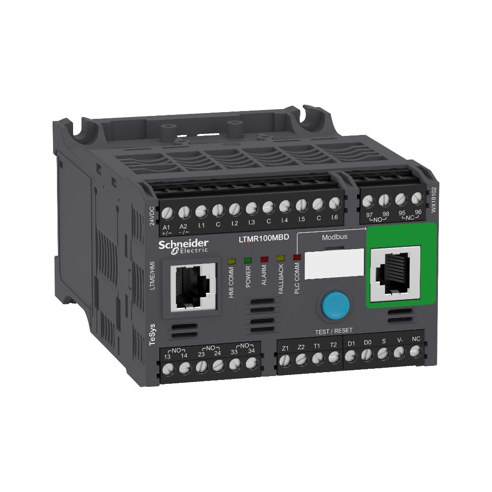 TesysT vezérlő MODBUS 5-100A 24VDC LTMR100MBD Schneider