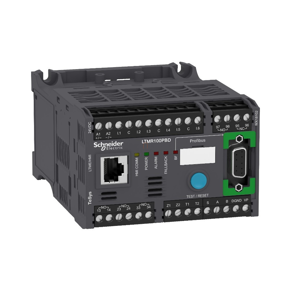 TesysT vezérlő Profibus 5-100A 24VDC LTMR100PBD Schneider