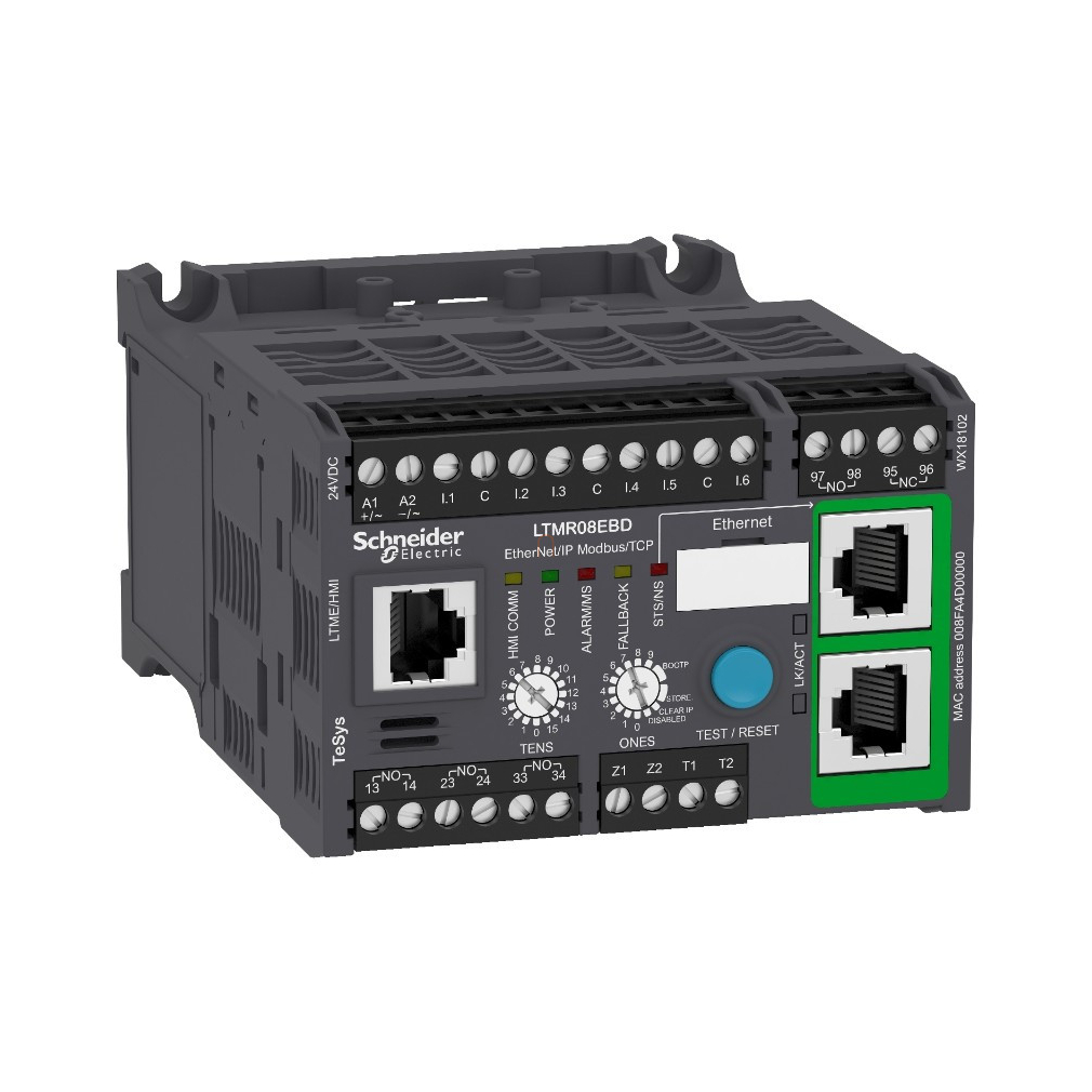 TesysT vezérlő ETHERNET 0,4-8A 24VDC LTMR08EBD Schneider