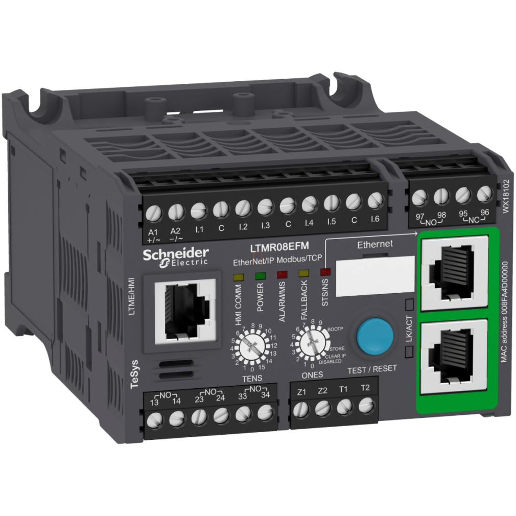 TesysT vezérlő ETHERNET 0,4-8A 230VAC LTMR08EFM Schneider