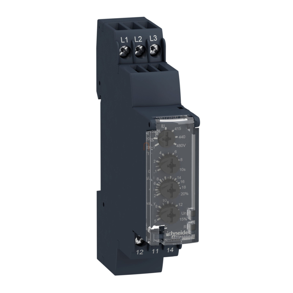 RM17UAS16 RM17 feszültségfigyelő relé, 1f vagy DC, 1CO, 5A, 24…48VAC/DC Schneider