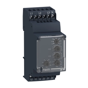 Schneider Electric Harmony Control Relays - RM35UB3N30 - háromfázisú feszültségfigyelő relé, 3f, 1+1CO, 5A, 120…277VAC